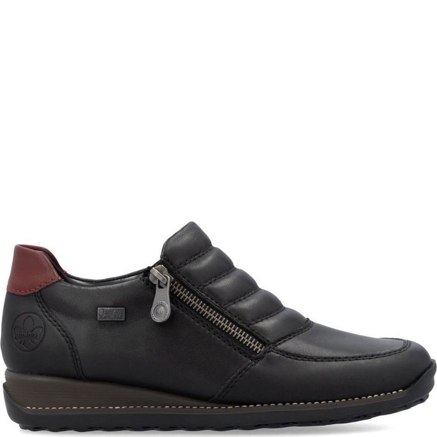 RIEKER Bateliai moterims, Juoda 2