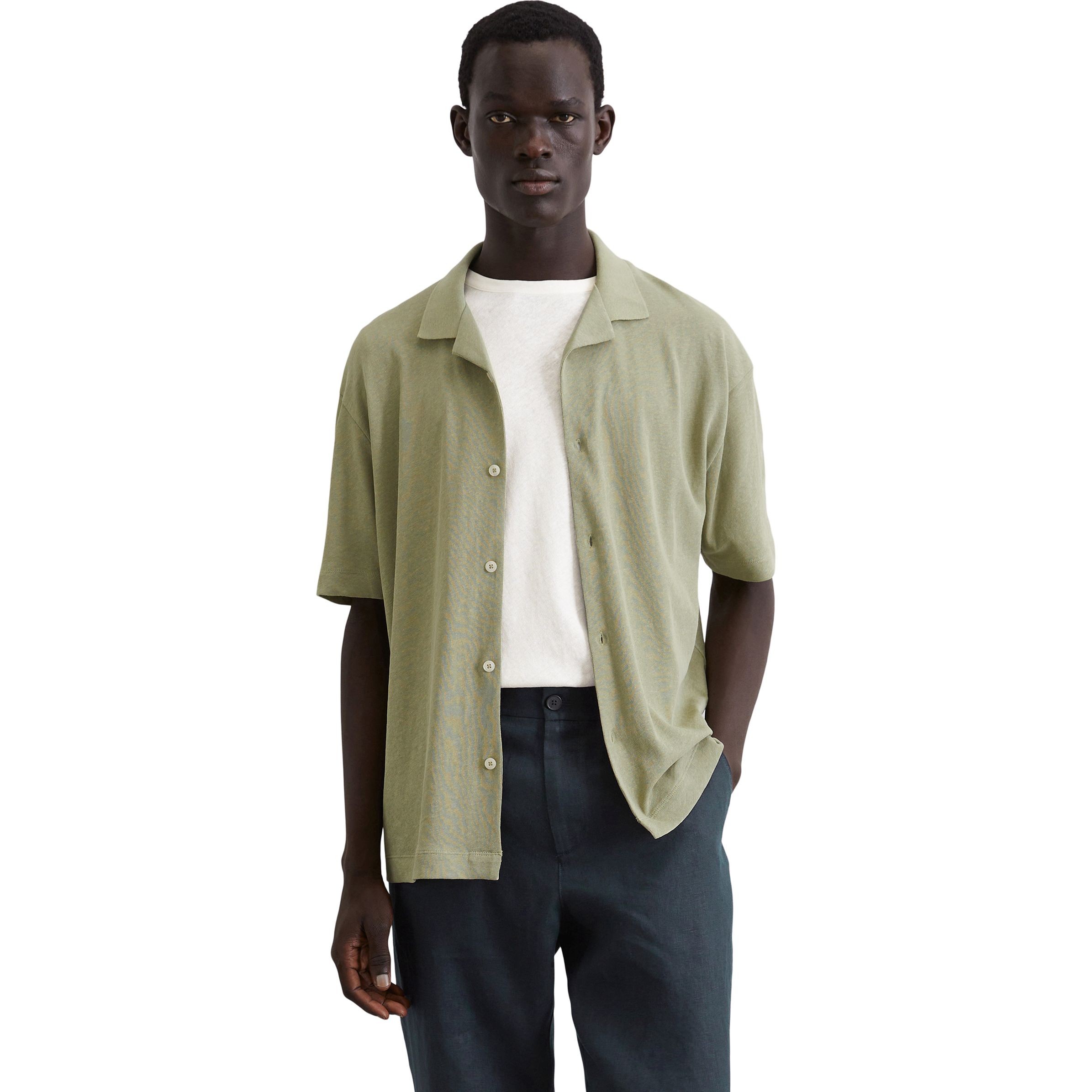 MARC O'POLO Polo marškiniai trumpos rank. vyrams, Žalia, Polo short 523209153068 2