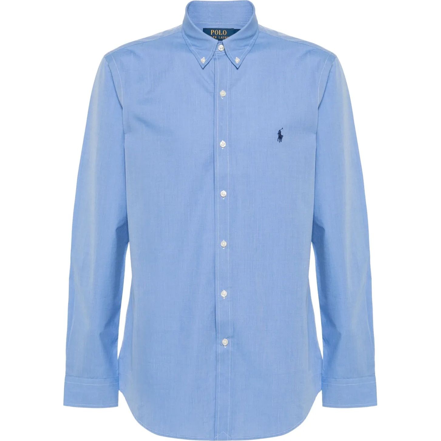 POLO RALPH LAUREN Marškiniai ilgomis rankovėmis vyrams, Mėlyna, Long sleeve-sport shirt