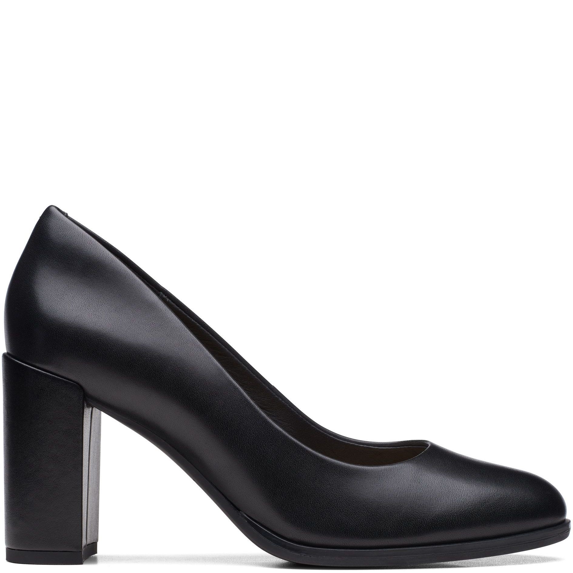 CLARKS Aukštakulniai moterims, Juoda, Freva85 Court Pumps 2