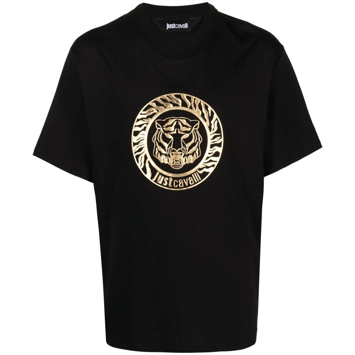 JUST CAVALLI Marškinėliai trump. rankovėmis vyrams, Juoda, Short sleeve t-shirt 1