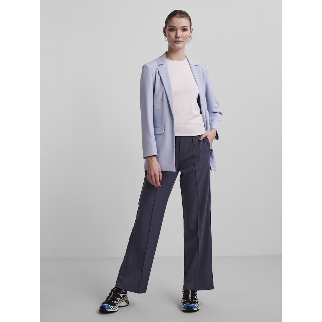 PIECES Švarkas moterims, Mėlyna, Bozzy loose blazer 6