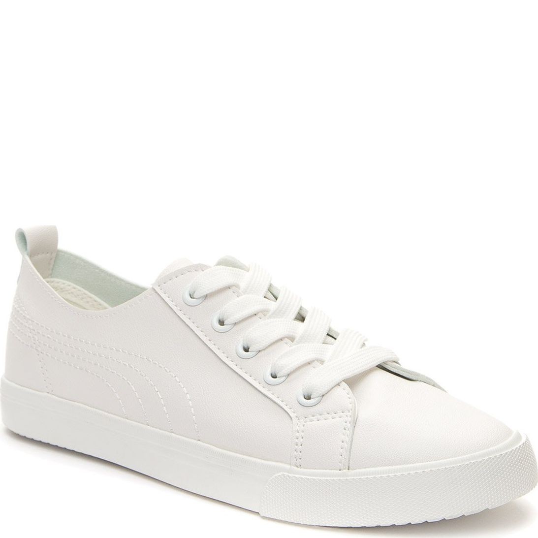 KEDDO DENIM Sportbačiai moterims, Balta, SNEAKERS