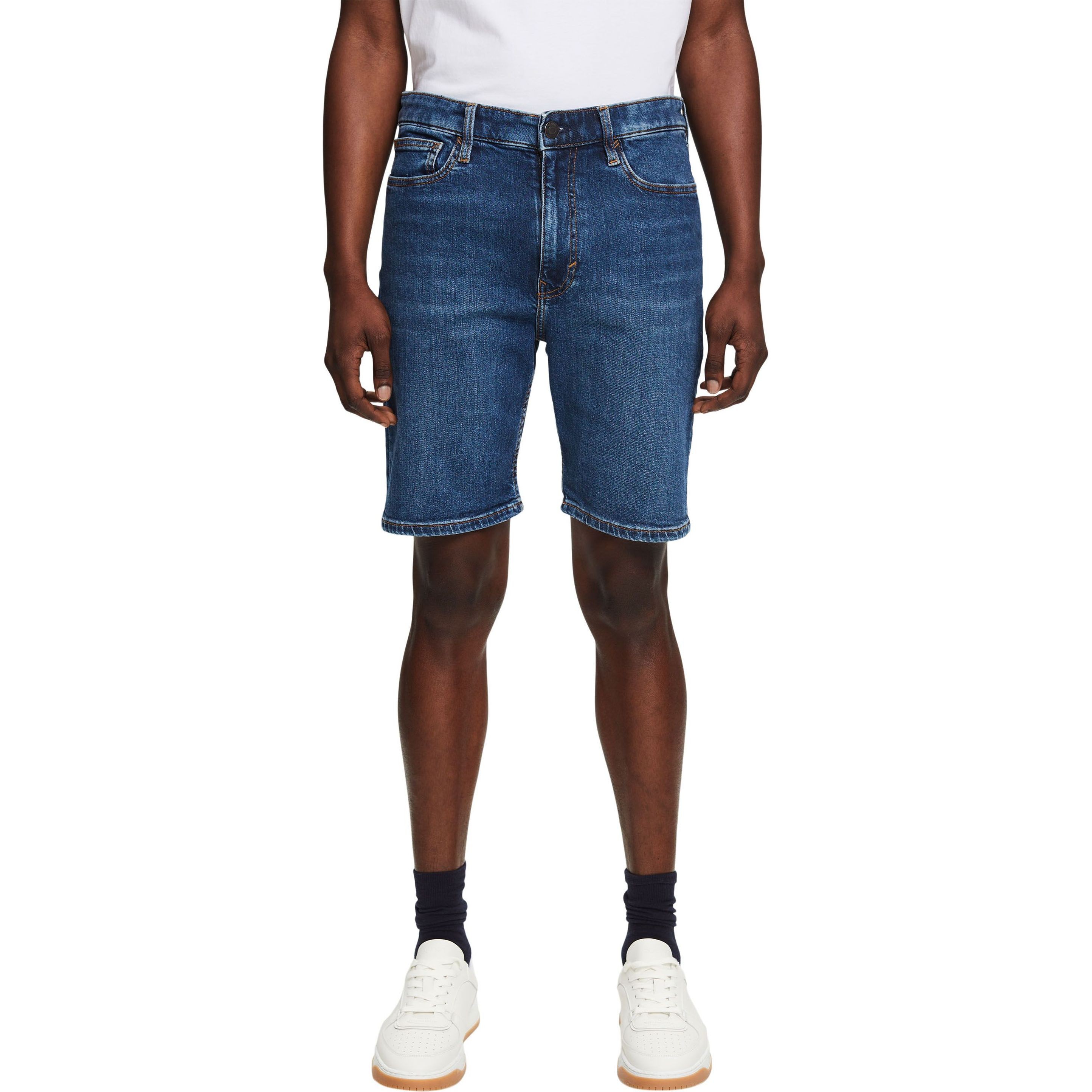 ESPRIT Šortai vyrams, Mėlyna, rcs strght Shorts 2