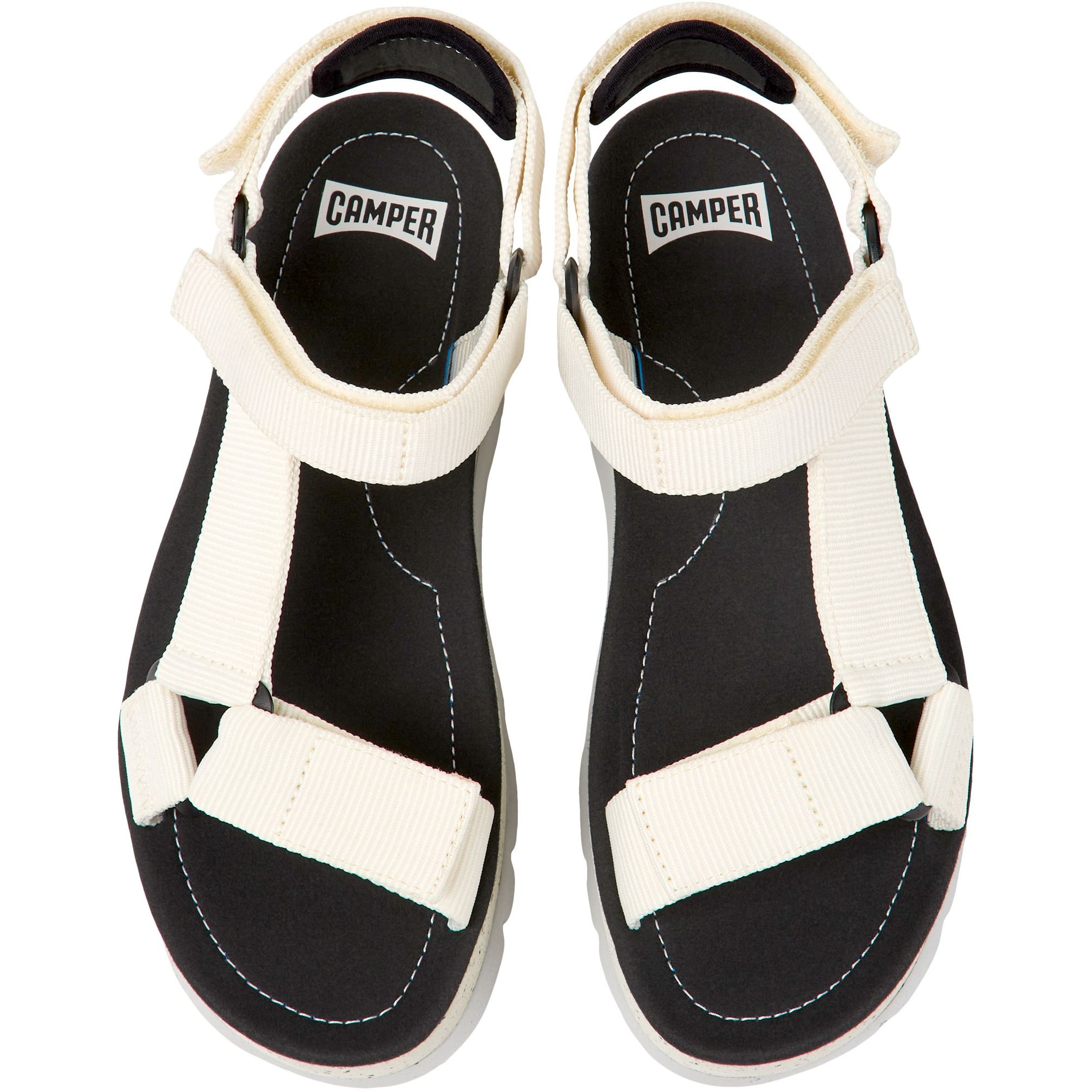 CAMPER Basutės moterims, Balta, Oruga Up Sandals 3