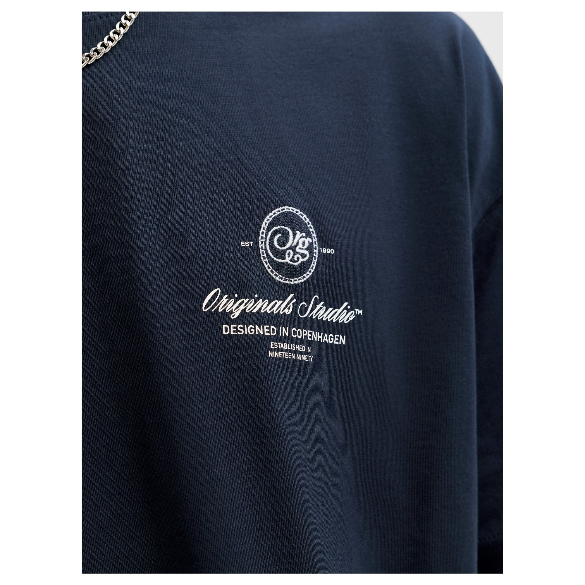 JACK & JONES Marškinėliai vyrams, Mėlyna, Niagara minimal 2