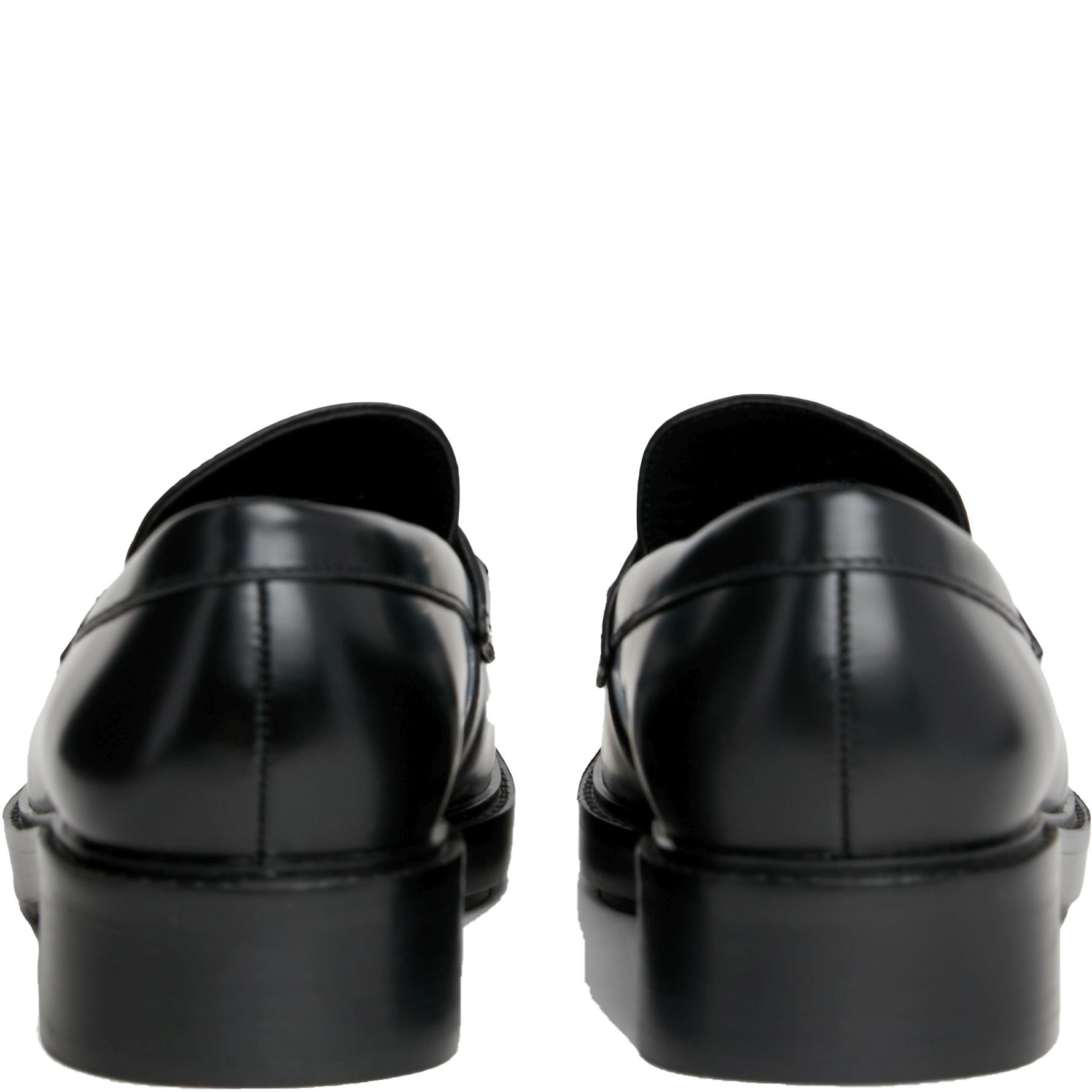 CALVIN KLEIN Loaferiai moterims, Juoda, Rubber sole loafer 3