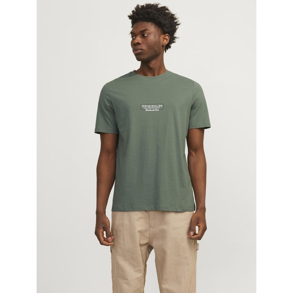 JACK & JONES Marškinėliai vyrams, Žalia, JORSTAR TEE SS CREW 2