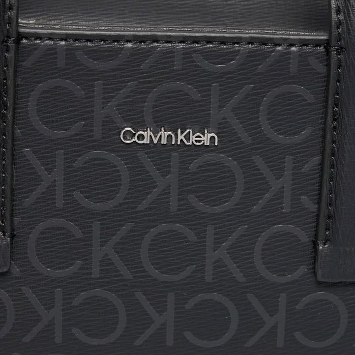 CALVIN KLEIN Pirkinių krepšys moterims, Juoda, Must mini tote 4