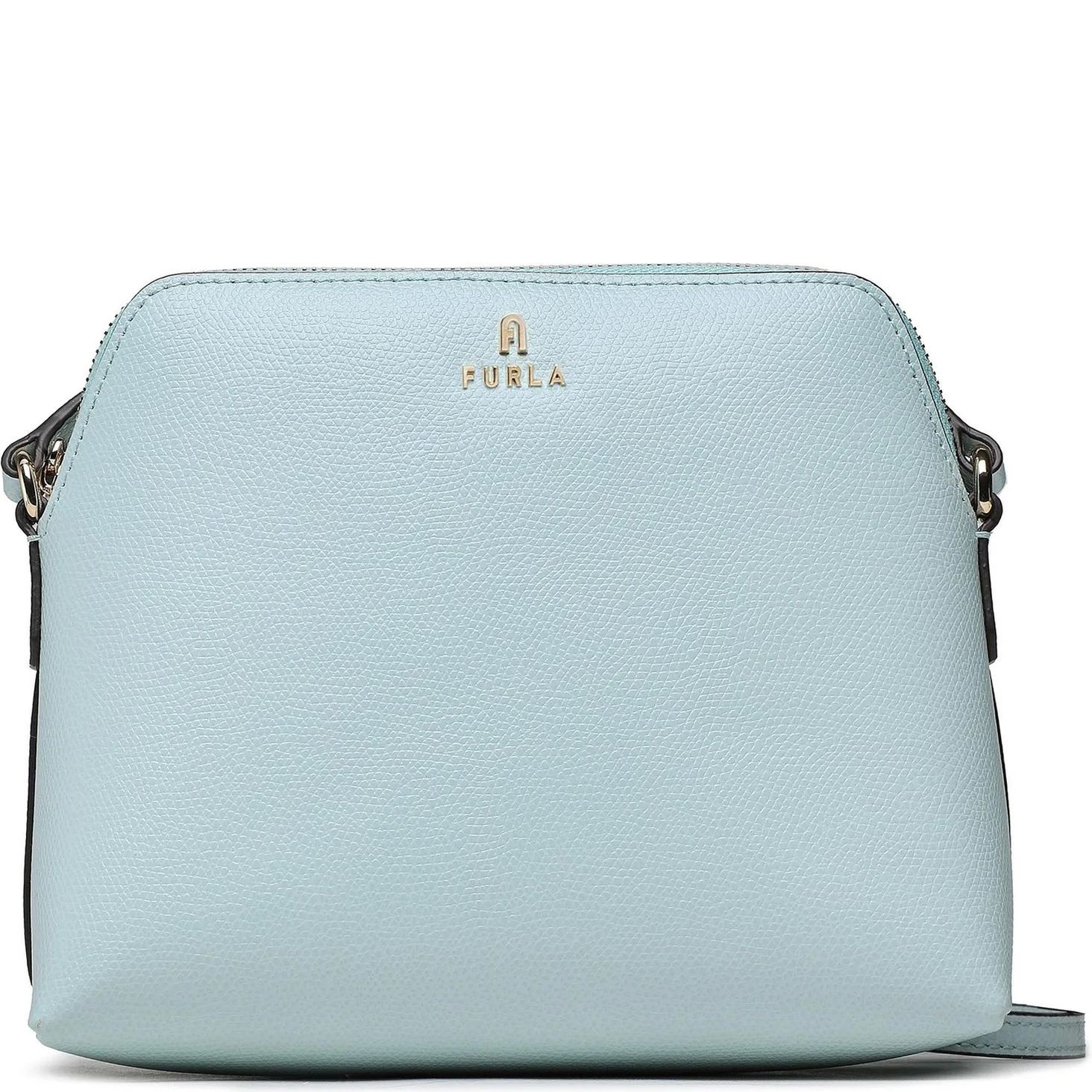 FURLA Rankinė per petį moterims, Žalia, Furla camelia mini crossbody 4