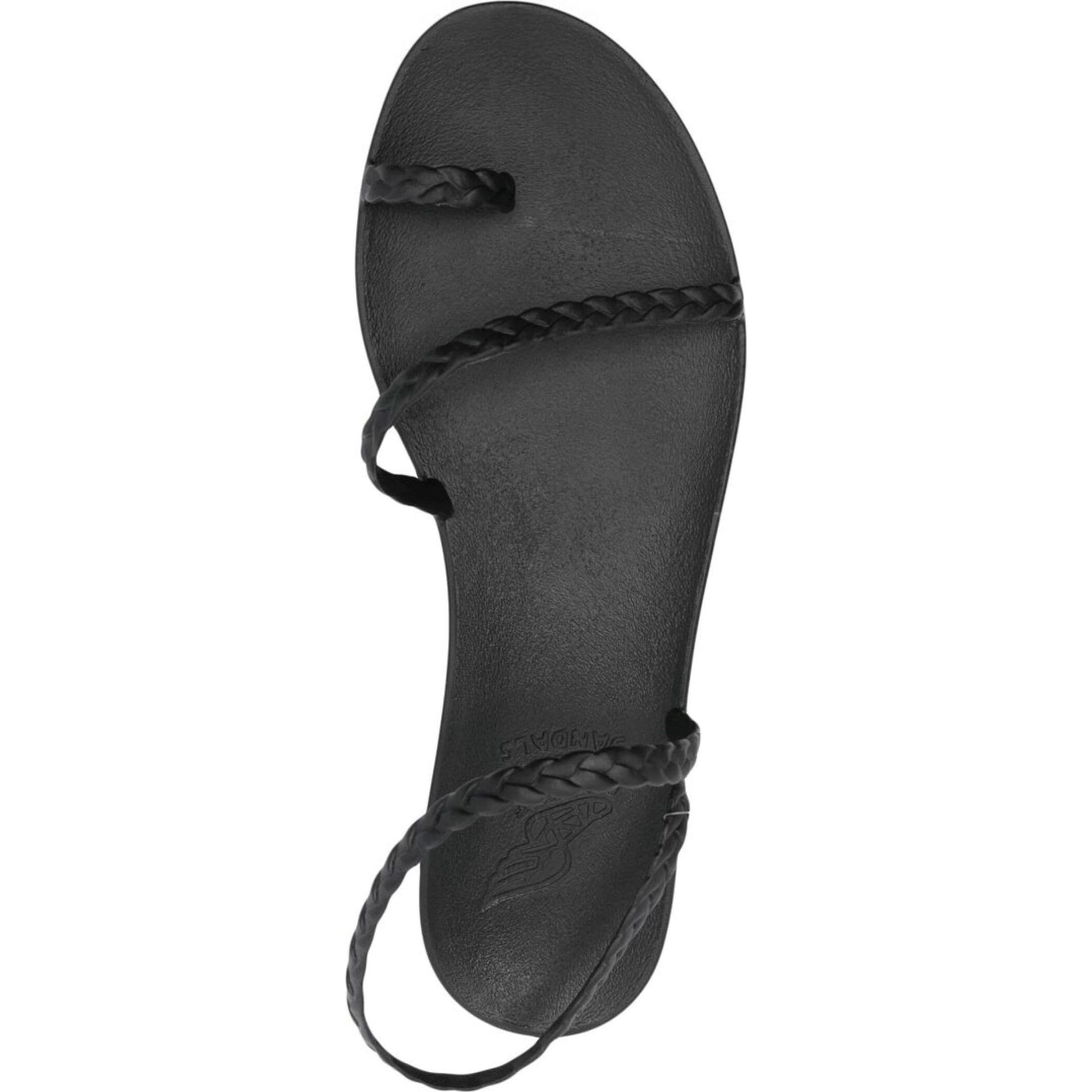 ANCIENT GREEK SANDAL Basutės moterims, Juoda, Lito vachetta sandals 4