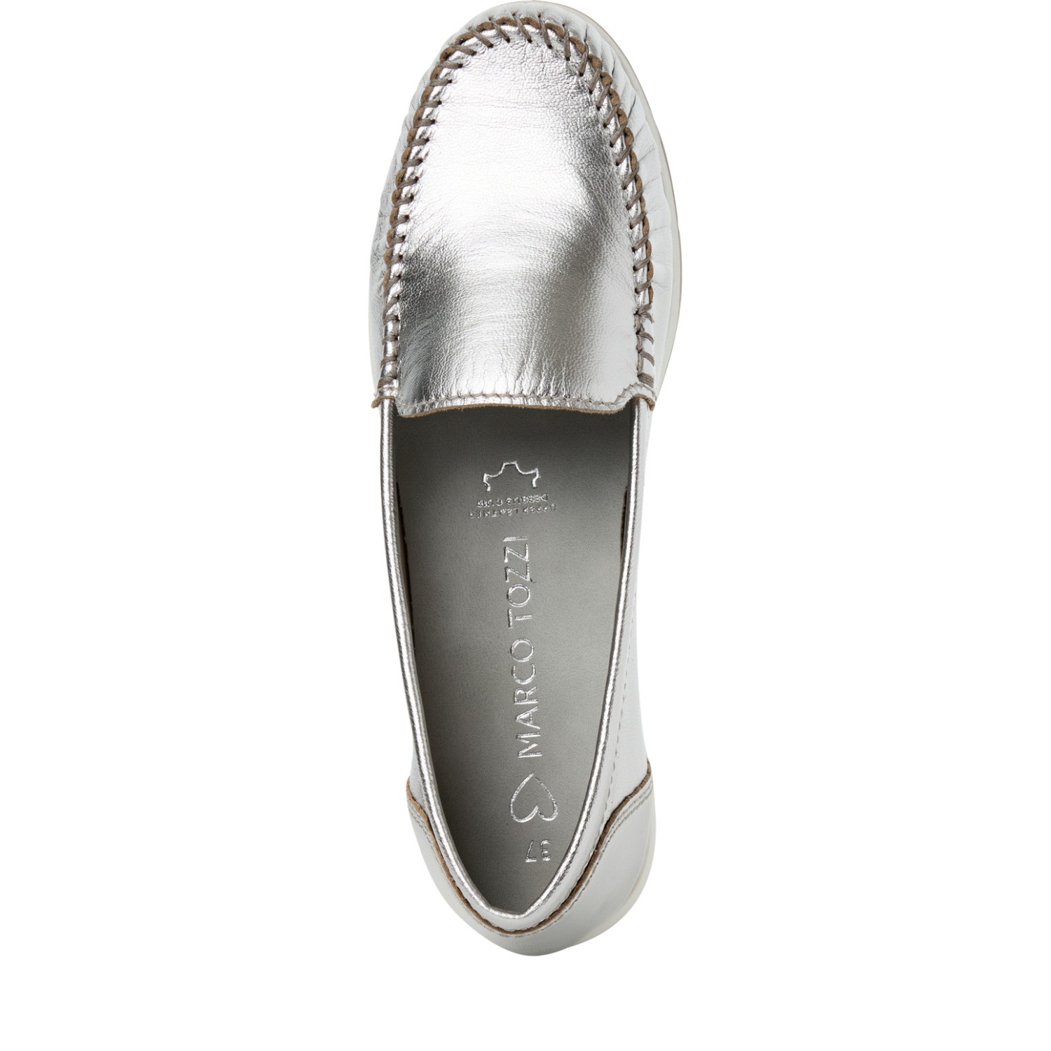 MARCO TOZZI Loaferiai moterims, Pilka, Loafers 5