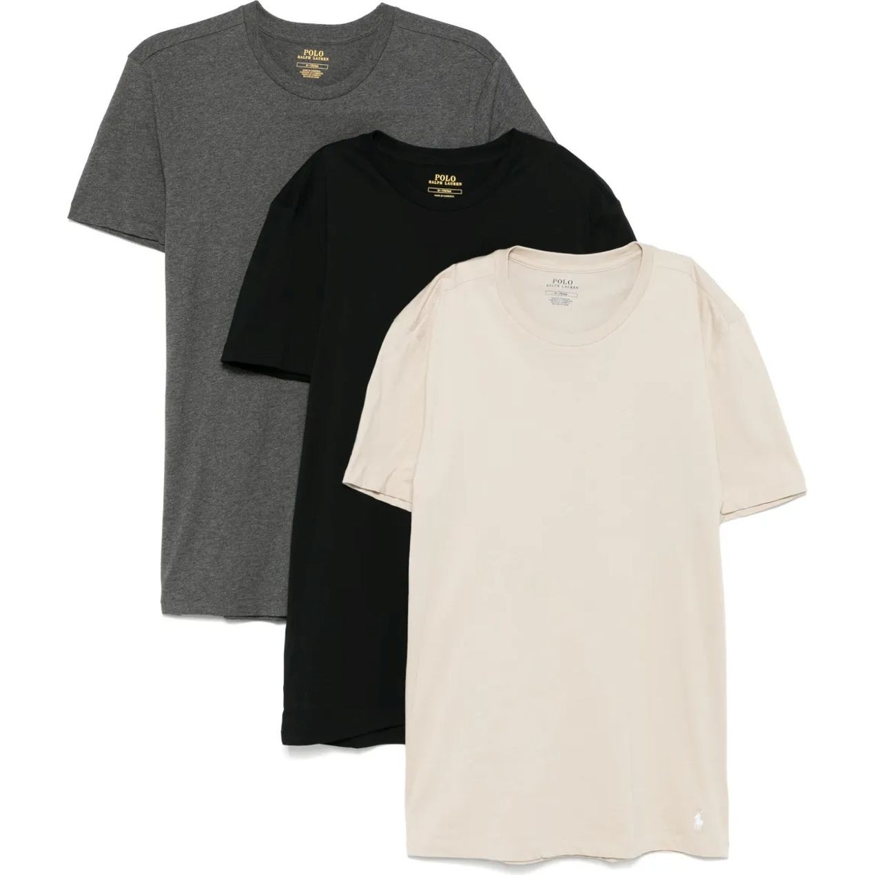 POLO RALPH LAUREN Marškinėliai trump. rankovėmis vyrams, Marga, Crew-3 pack-crew undershirt