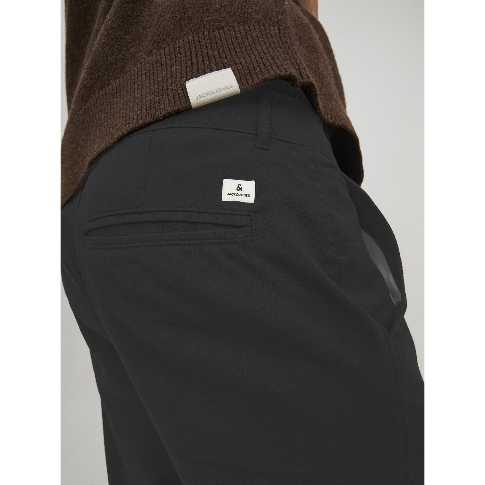 JACK & JONES Kelnės vyrams, Juoda, Jpstollie pants 3