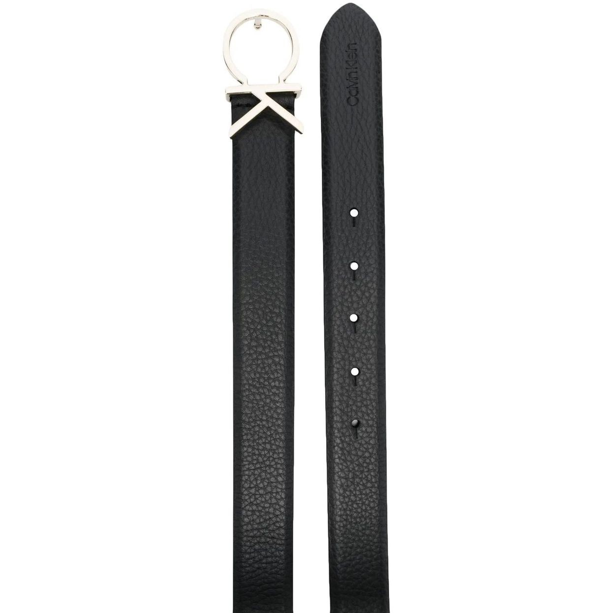 CALVIN KLEIN Diržas moterims, Juoda, RE-LOLOGO BELT 30MM PBL 2