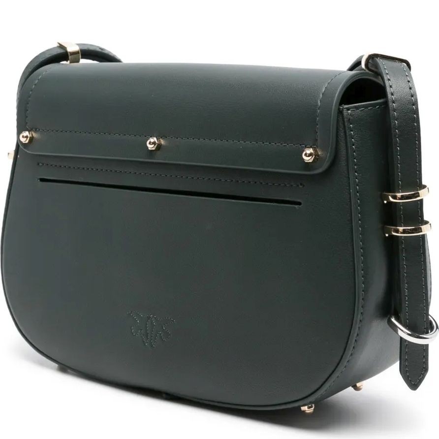 PINKO Rankinė per petį moterims, Žalia, Saddle mini shoulder bag 2