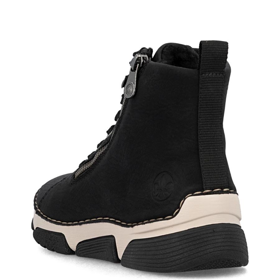 RIEKER Aulinukai moterims, Juoda, Booties 3