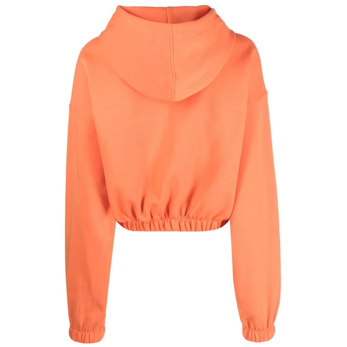 CALVIN KLEIN JEANS Džemperis moterims, Oranžinė, Gathered hem cropped hoodie 2