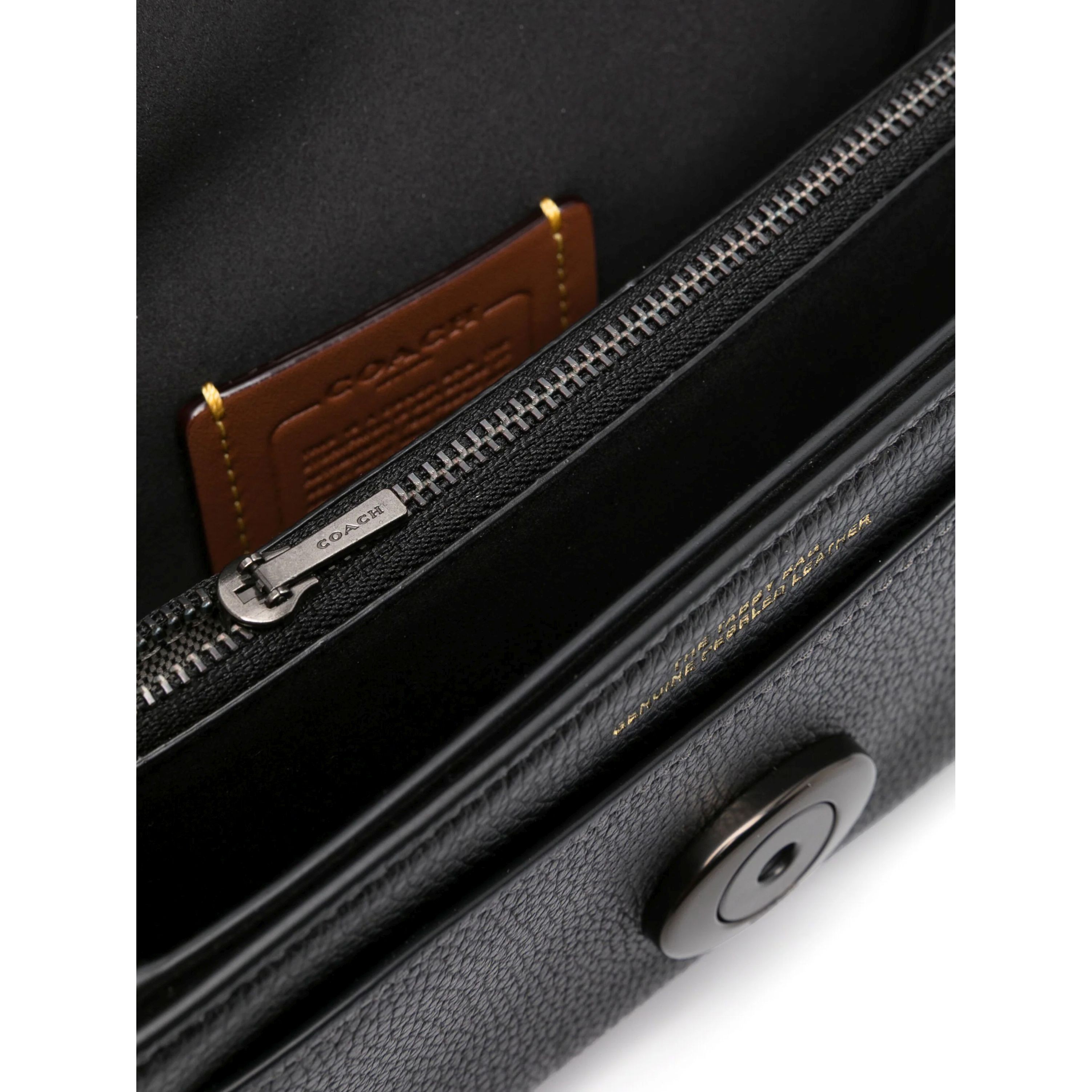 COACH Rankinė per petį moterims, Juoda, Leather tabby shoulder bag 20 4