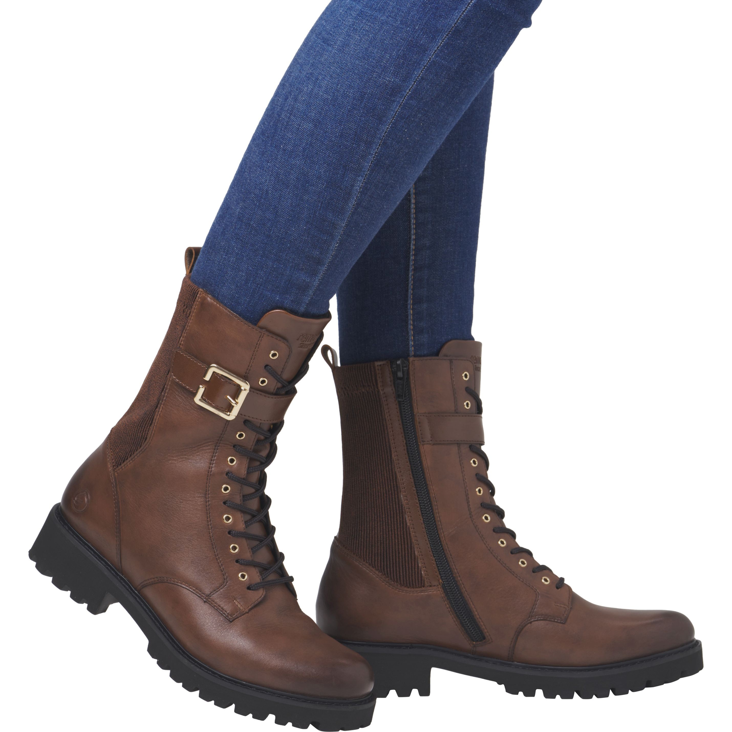 REMONTE Aulinukai moterims, Ruda, Ladies mid height boots 2