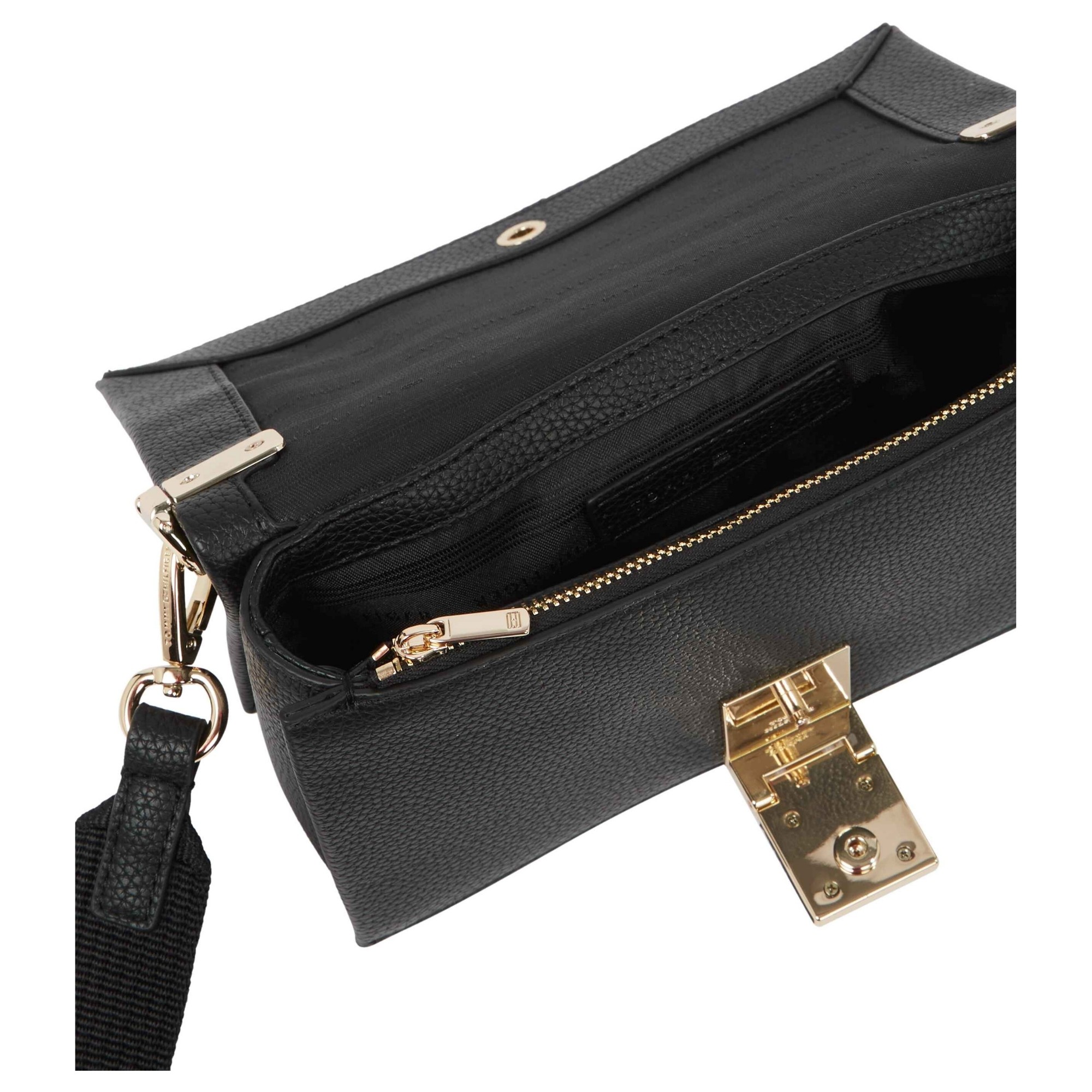 TOMMY HILFIGER Rankinė per petį moterims, Juoda, TH her mini crossover 3