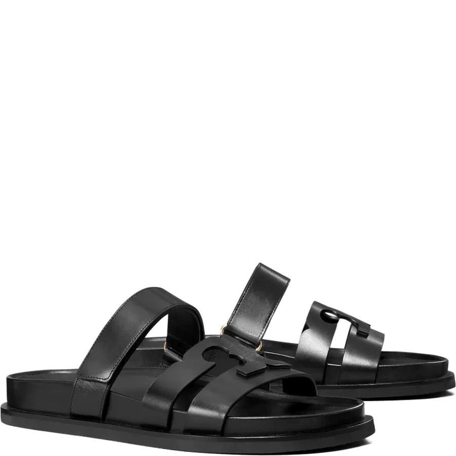 TORY BURCH Šlepetės moterims, Juoda, Ines sport slippers 2