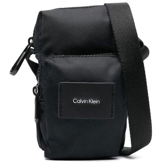 CALVIN KLEIN Rankinė per petį vyrams, Juoda, MUST T REPORTER XS W/PCKT 1