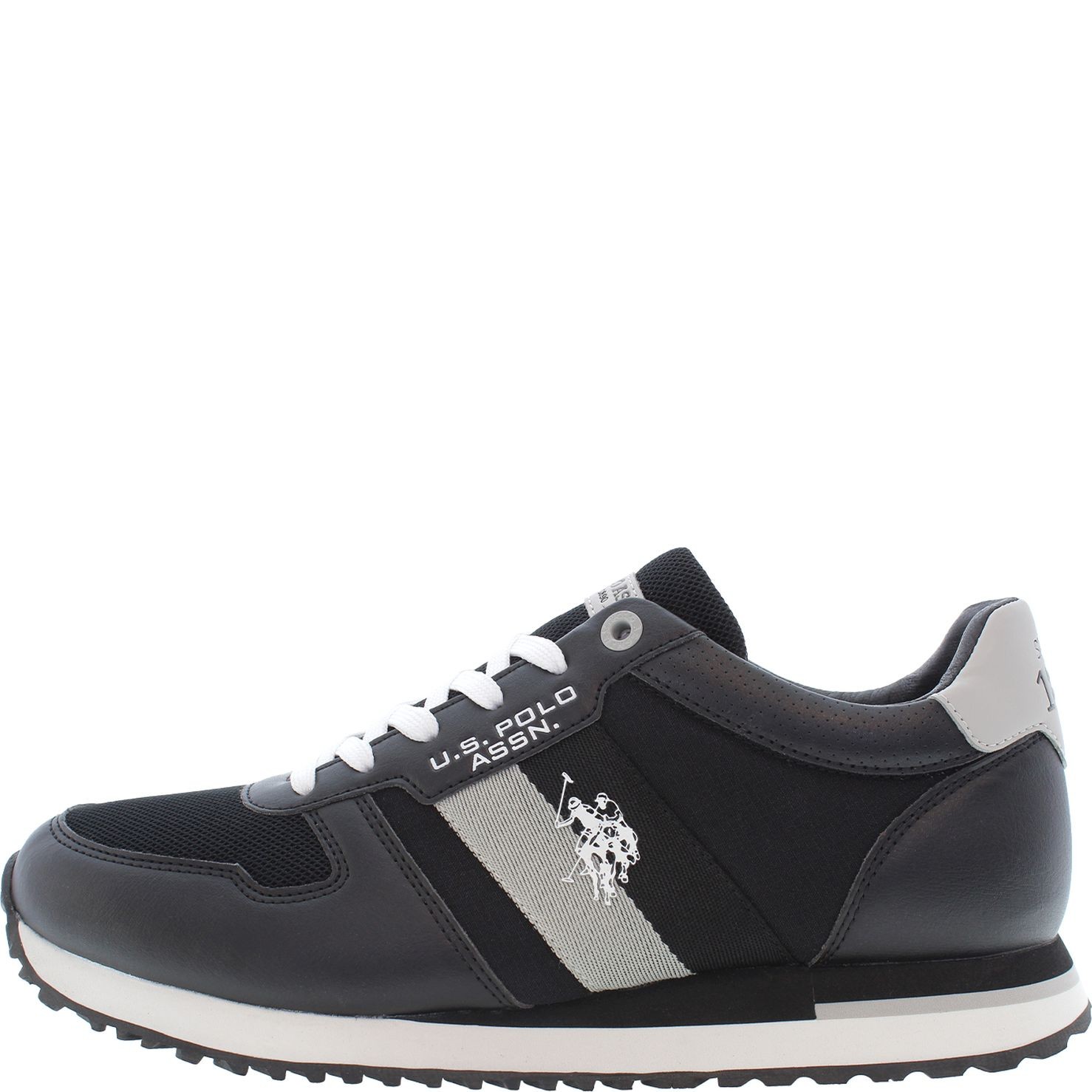 U.S.POLO Laisvalaikio bateliai vyrams, Juoda, XIRIO 3