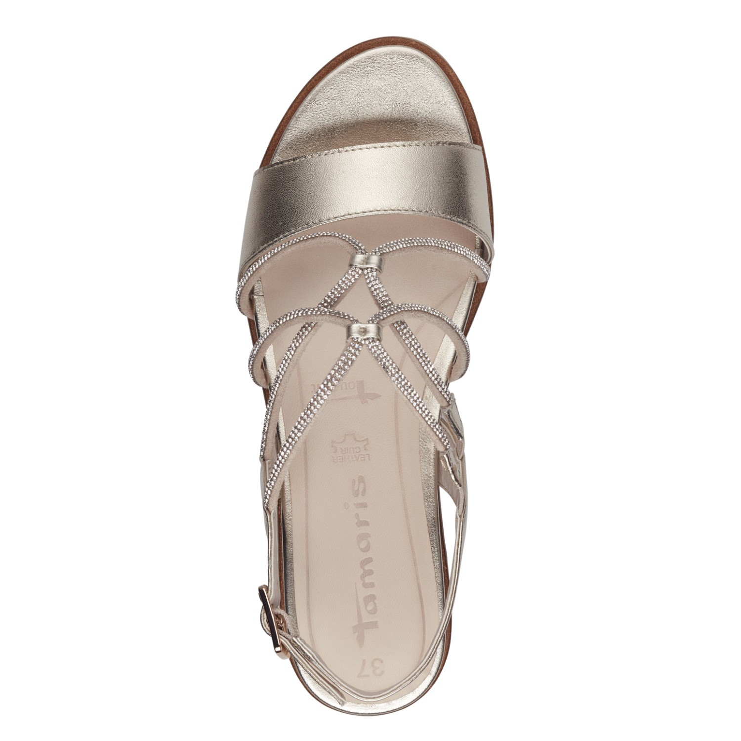 TAMARIS Basutės moterims, Geltona, Sandals 5