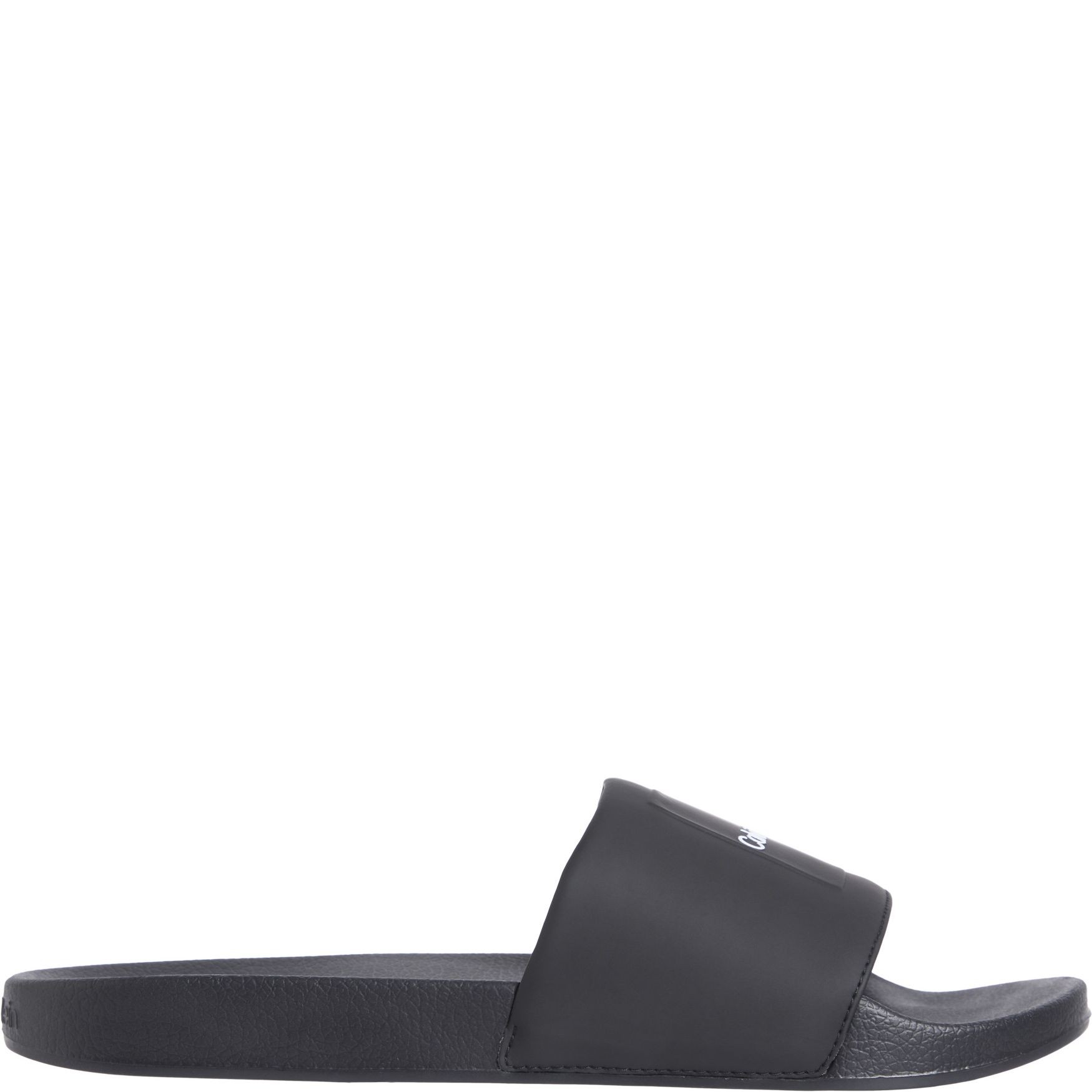 CALVIN KLEIN Guminės šlepetės vyrams, Juoda, Pool slide 2