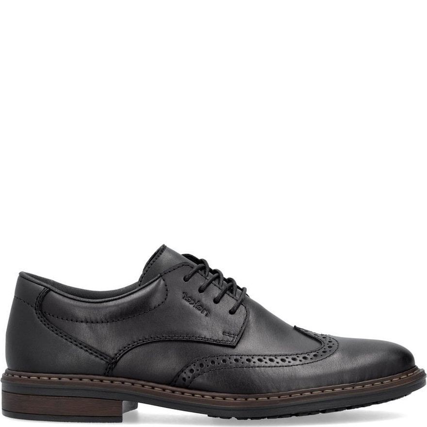 RIEKER Klasikiniai batai vyrams, Ruda, Men's shoes 2