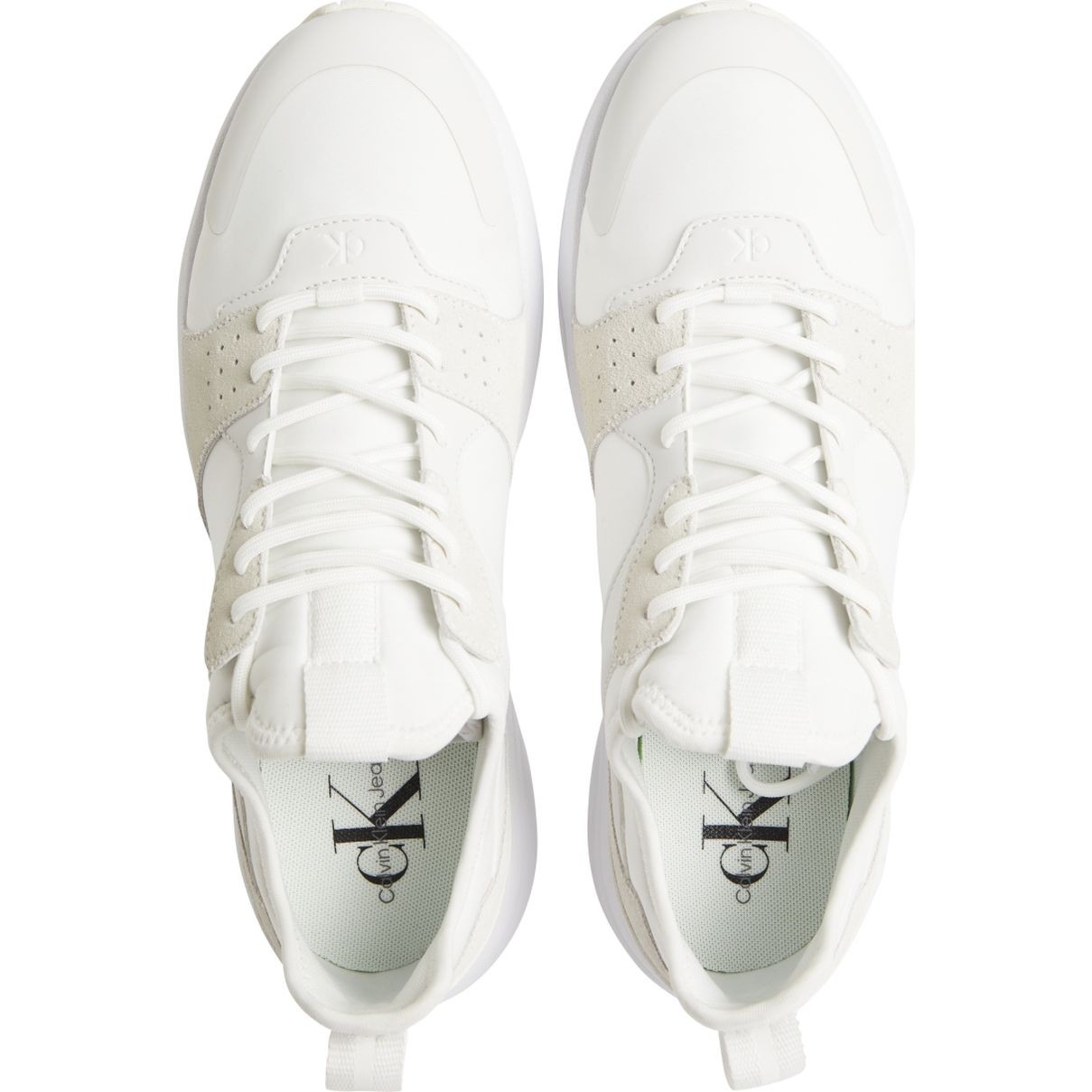 CALVIN KLEIN JEANS Sportiniai bateliai vyrams, Balta, RETRO TENNIS SOCK 3