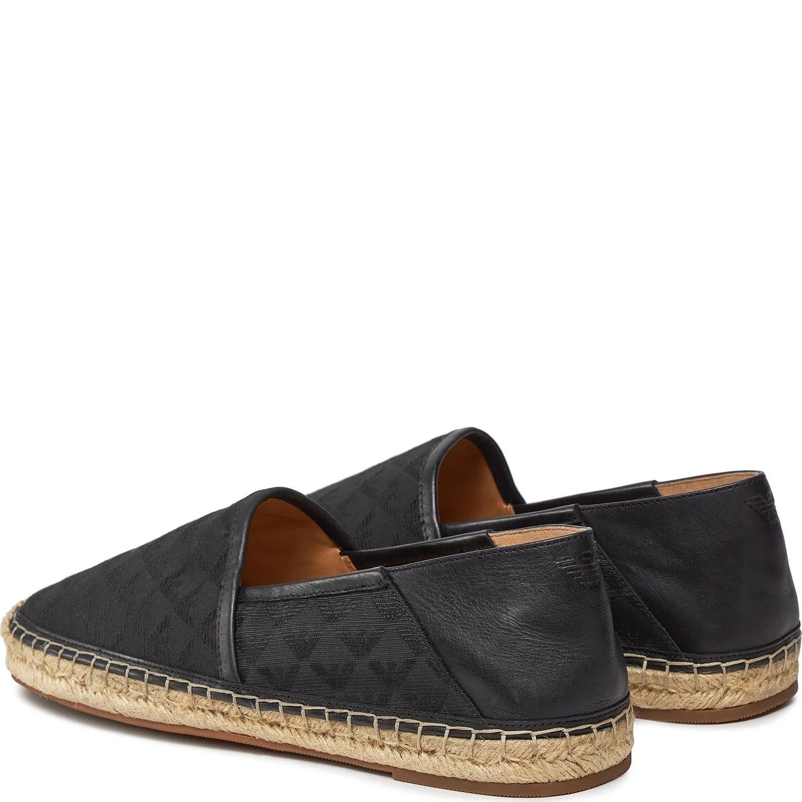 EMPORIO ARMANI Espadrilės vyrams, Juoda, Espadrillas 3