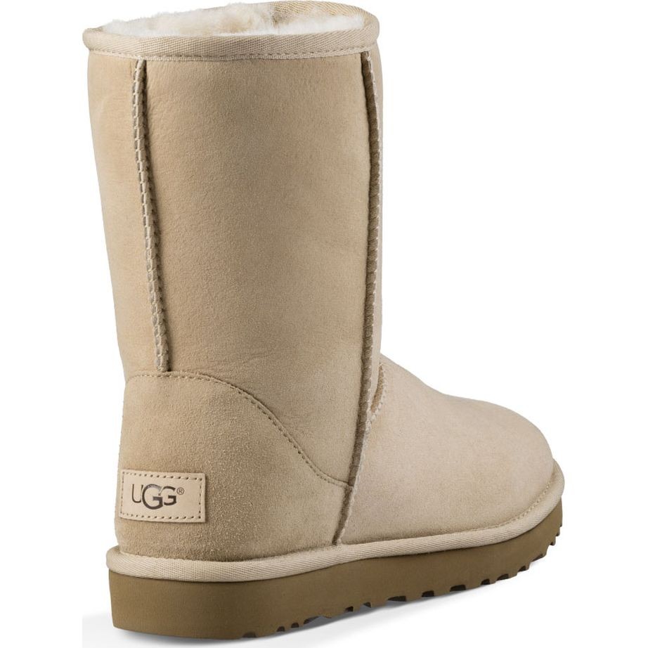 UGG Pašiltinti auliniai moterims, Smėlio, Classic short II warm boots 6
