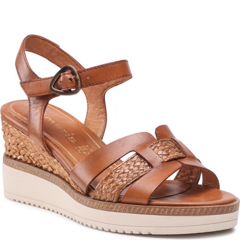 TAMARIS Basutės moterims, Ruda, SANDALS 1
