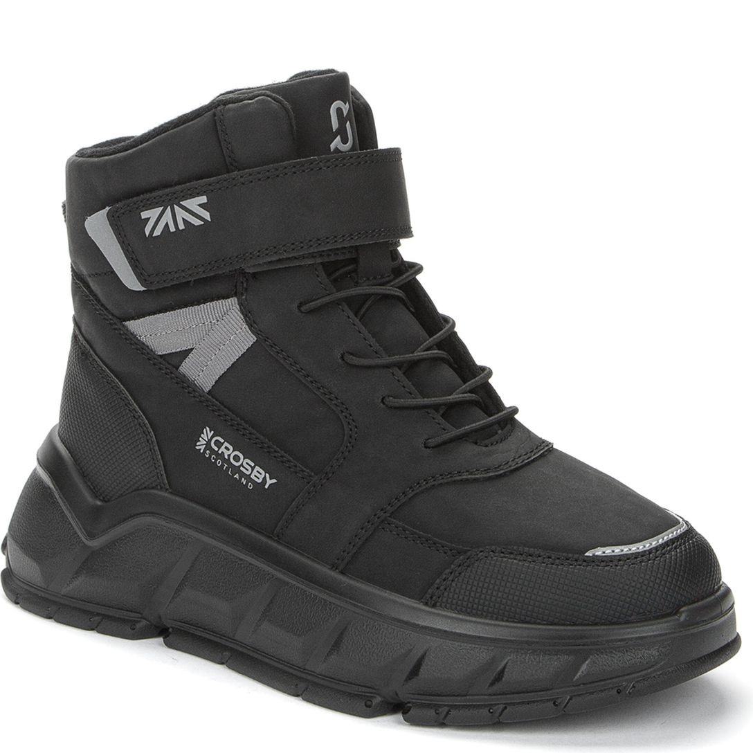 CROSBY Pašiltinti aulinukai berniukams, Juoda, WARM BOOTS