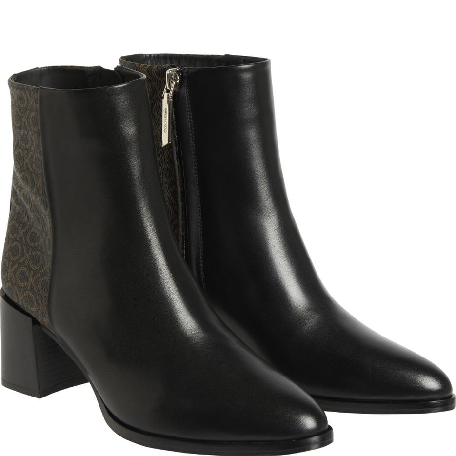 CALVIN KLEIN Aulinukai moterims, Juoda, ALMOND ANKLE BOOT 55 - 1