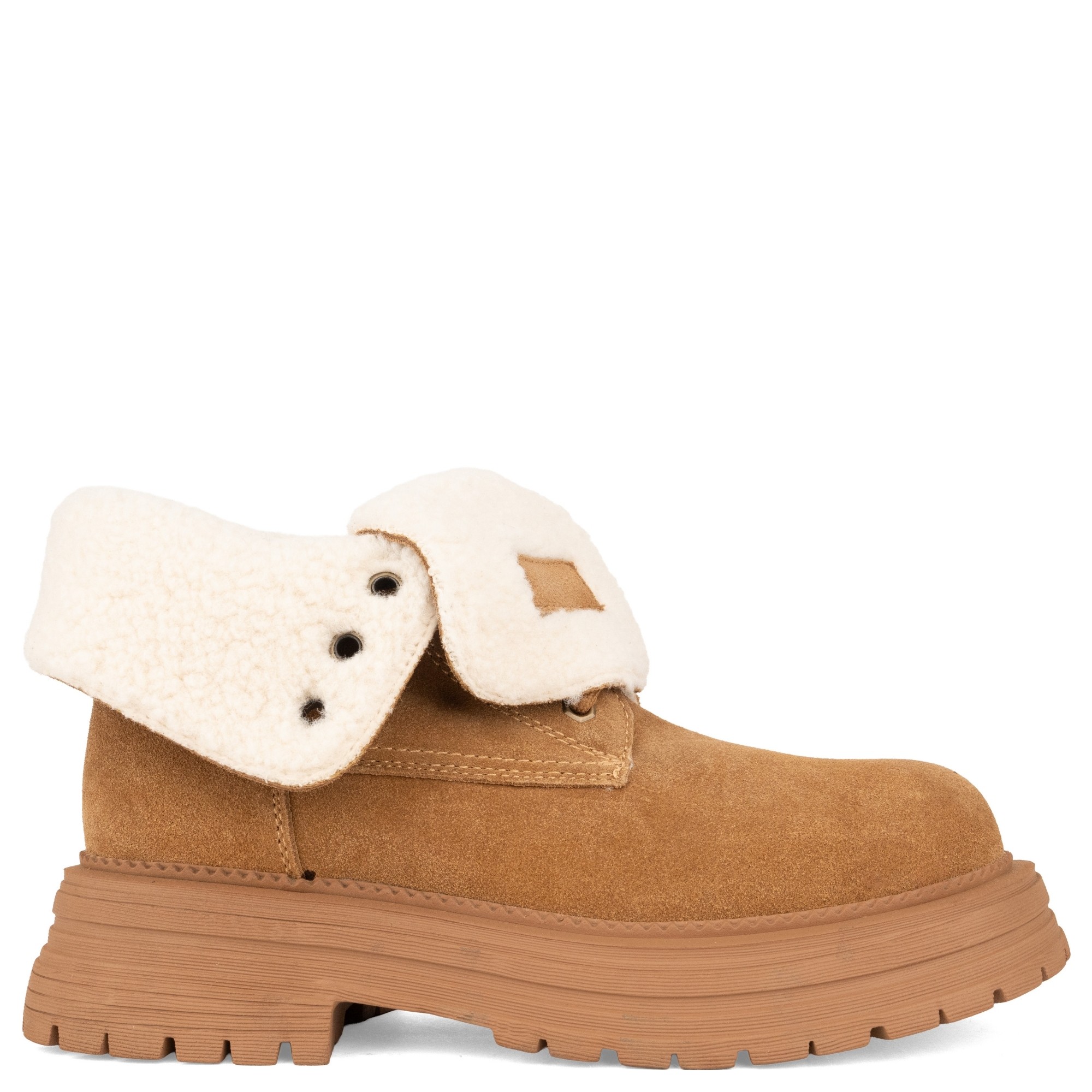 LINDA BAUMANN Pašiltinti aulinukai moterims, Smėlio, Wm booties, ldb6044-252052-fubei 2