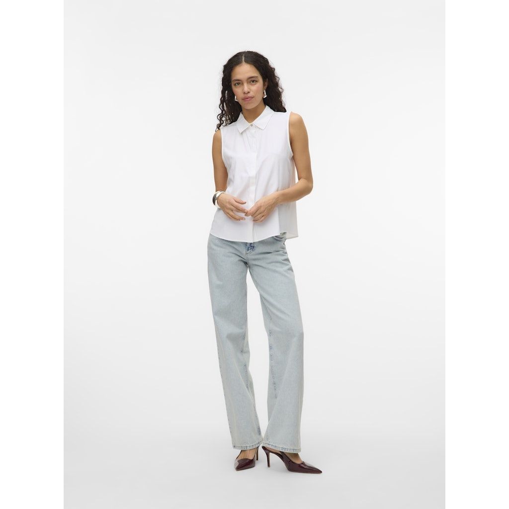 VERO MODA Marškiniai moterims, Balta, Nora shirt 5