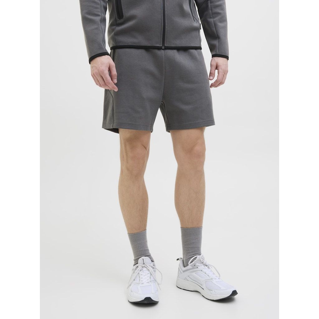 JACK & JONES Šortai vyrams, Pilka, Gordon fusion sweat shorts 3