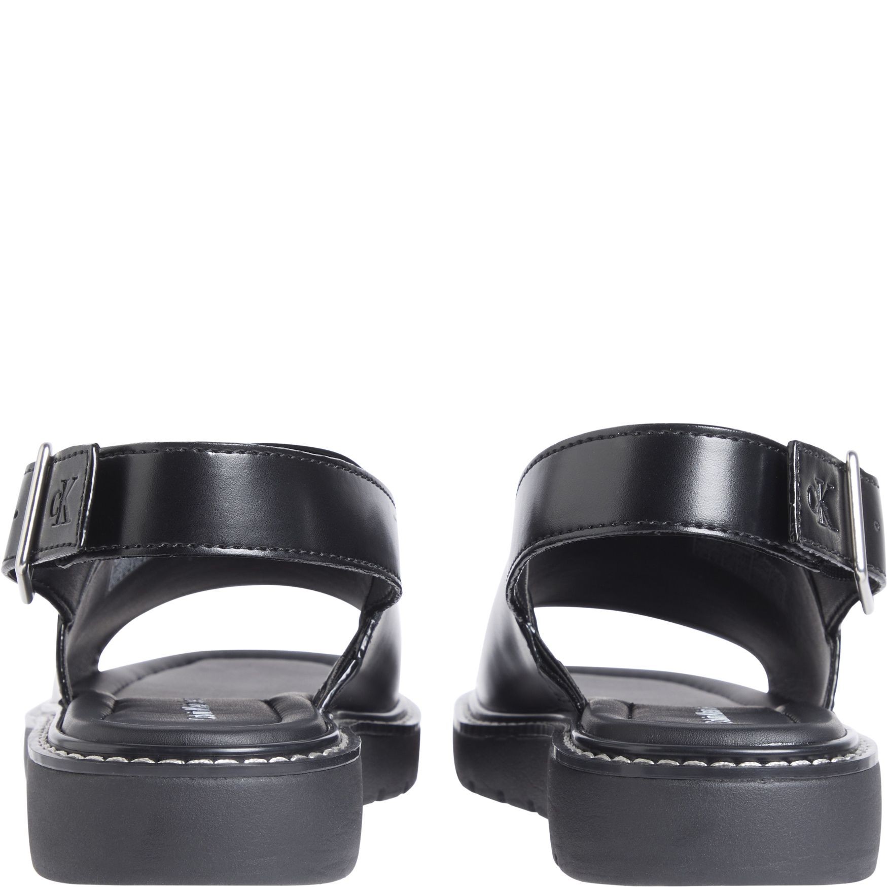 CALVIN KLEIN JEANS Basutės moterims, Juoda, Molded sandal 4