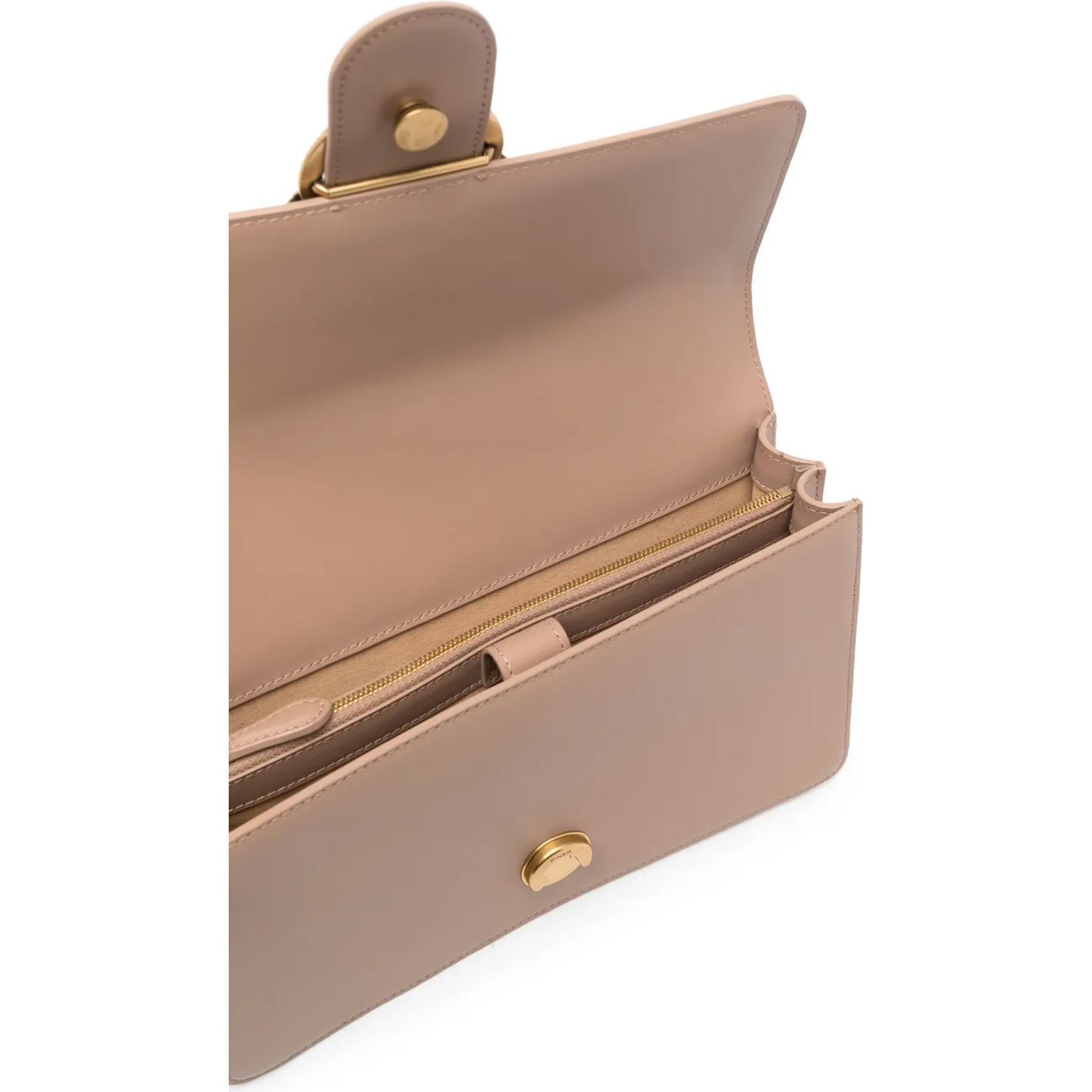 PINKO Rankinė per petį moterims, Kūno, Love leather crossbody bag 4