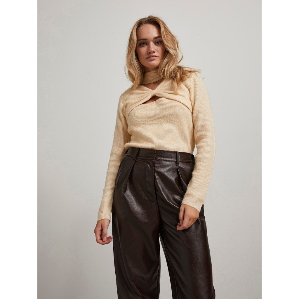 PIECES Megztinis moterims, Ruda, PCNAIA LS KNIT D2D B 2