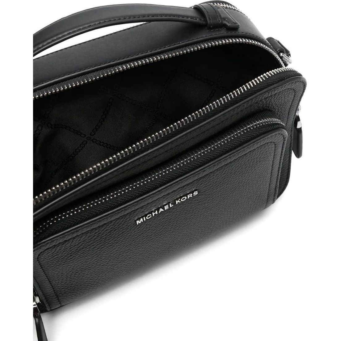 MICHAEL KORS Rankinė per petį vyrams, Juoda, Ew map bag 4