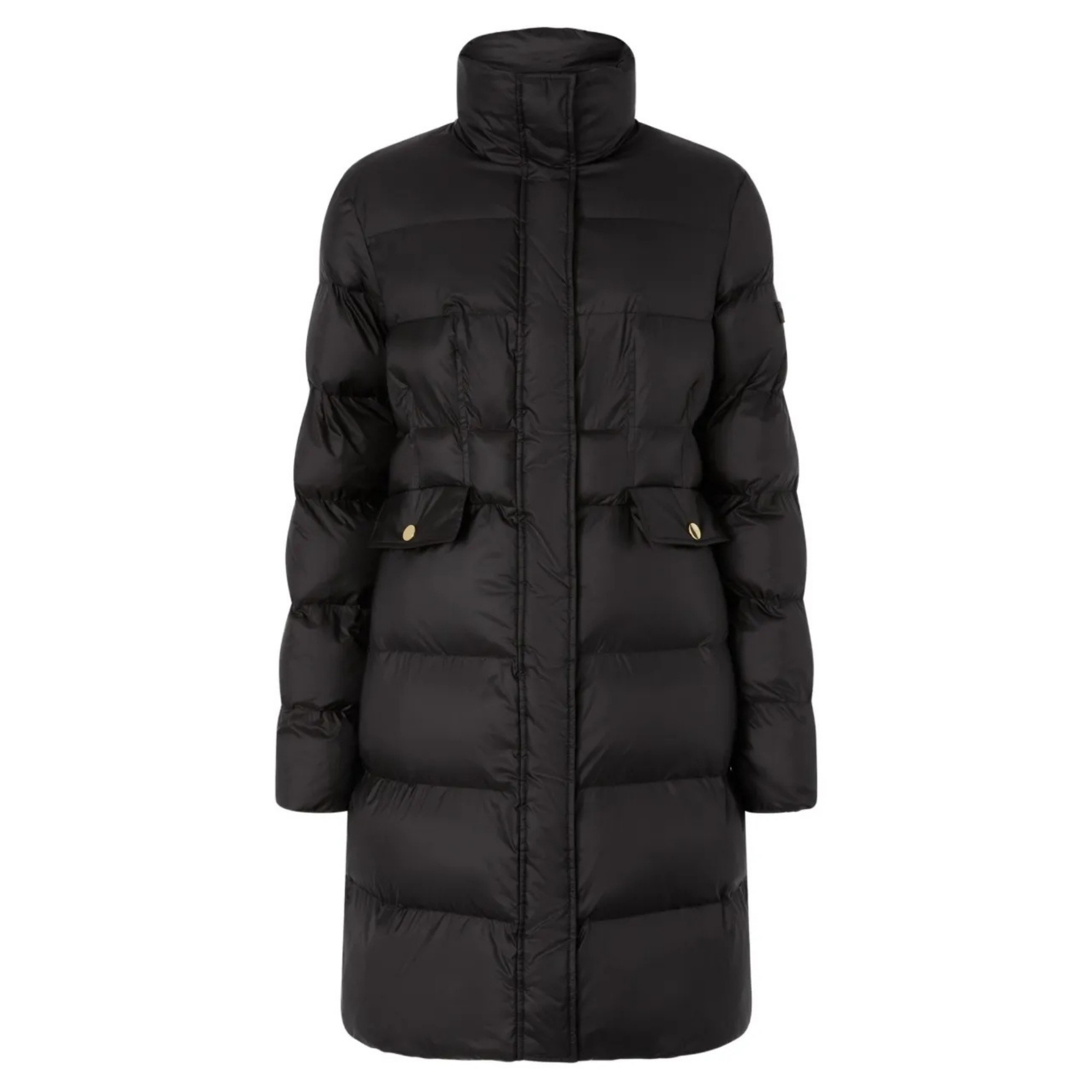 PINKO Pūkinė striukė moterims, Juoda, Usoa quilted jacket 1