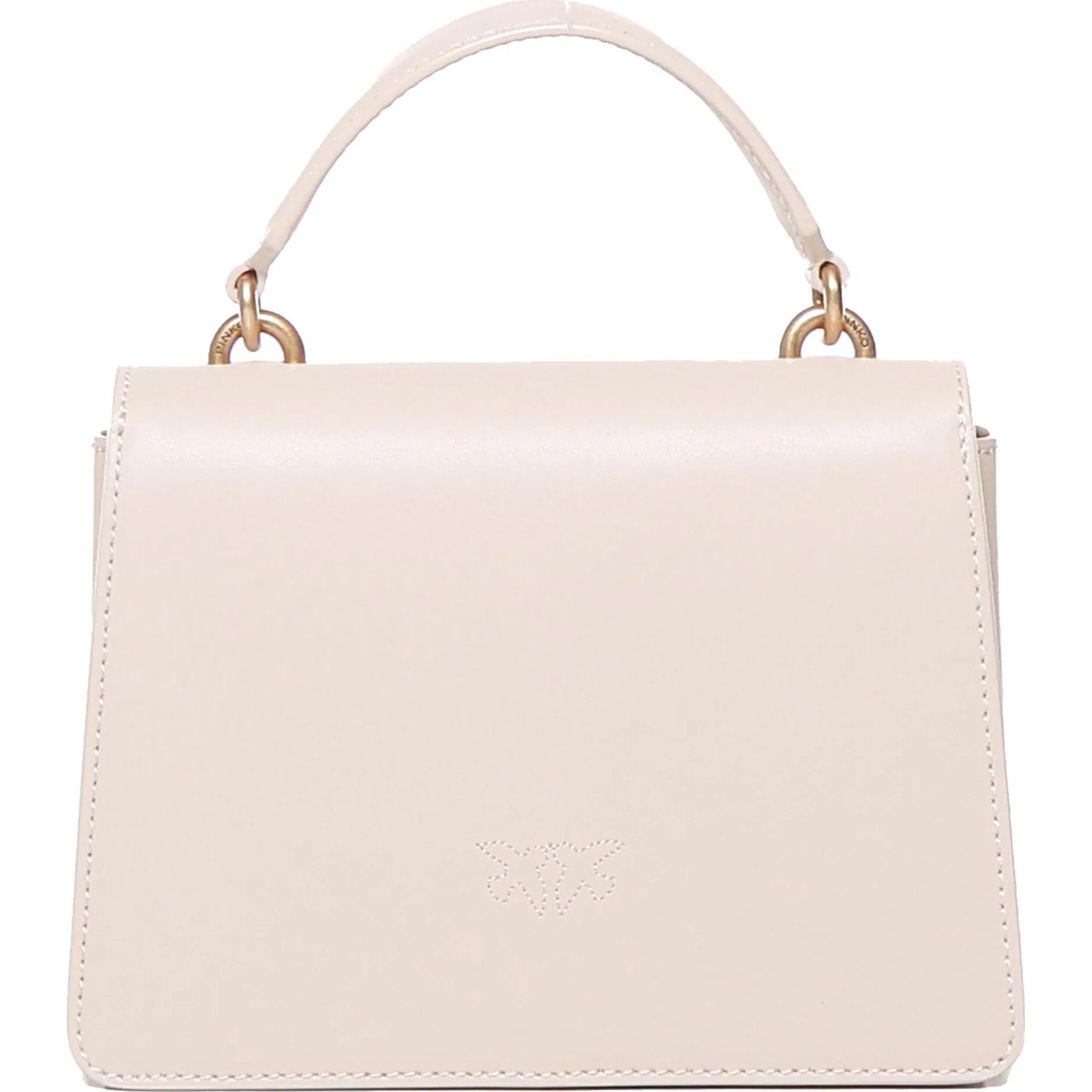 PINKO Pirkinių krepšys moterims, Smėlio, Small love tote bag 2