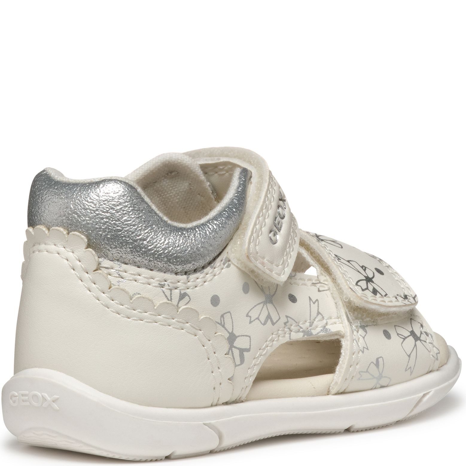 GEOX Basutės mergaitėms, Balta, Zapito sandals 3