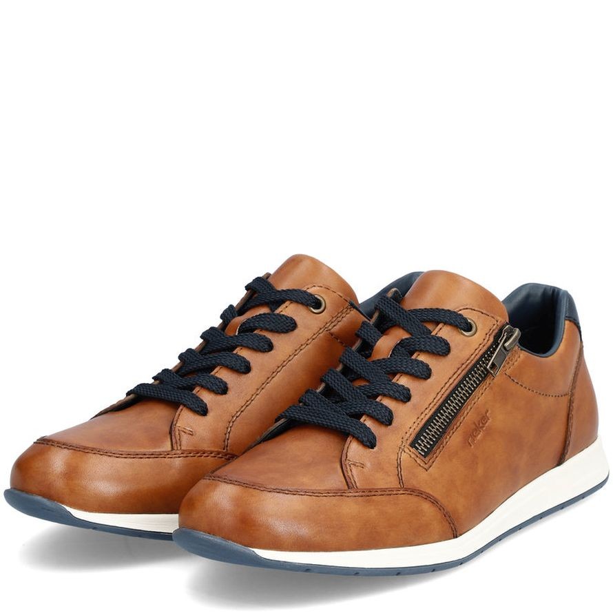 RIEKER Laisvalaikio bateliai vyrams, Ruda, LEISURE 10