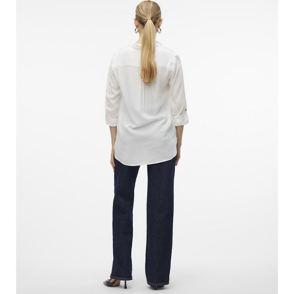 VERO MODA Marškiniai moterims, Balta, Vmbumpy shirts 2