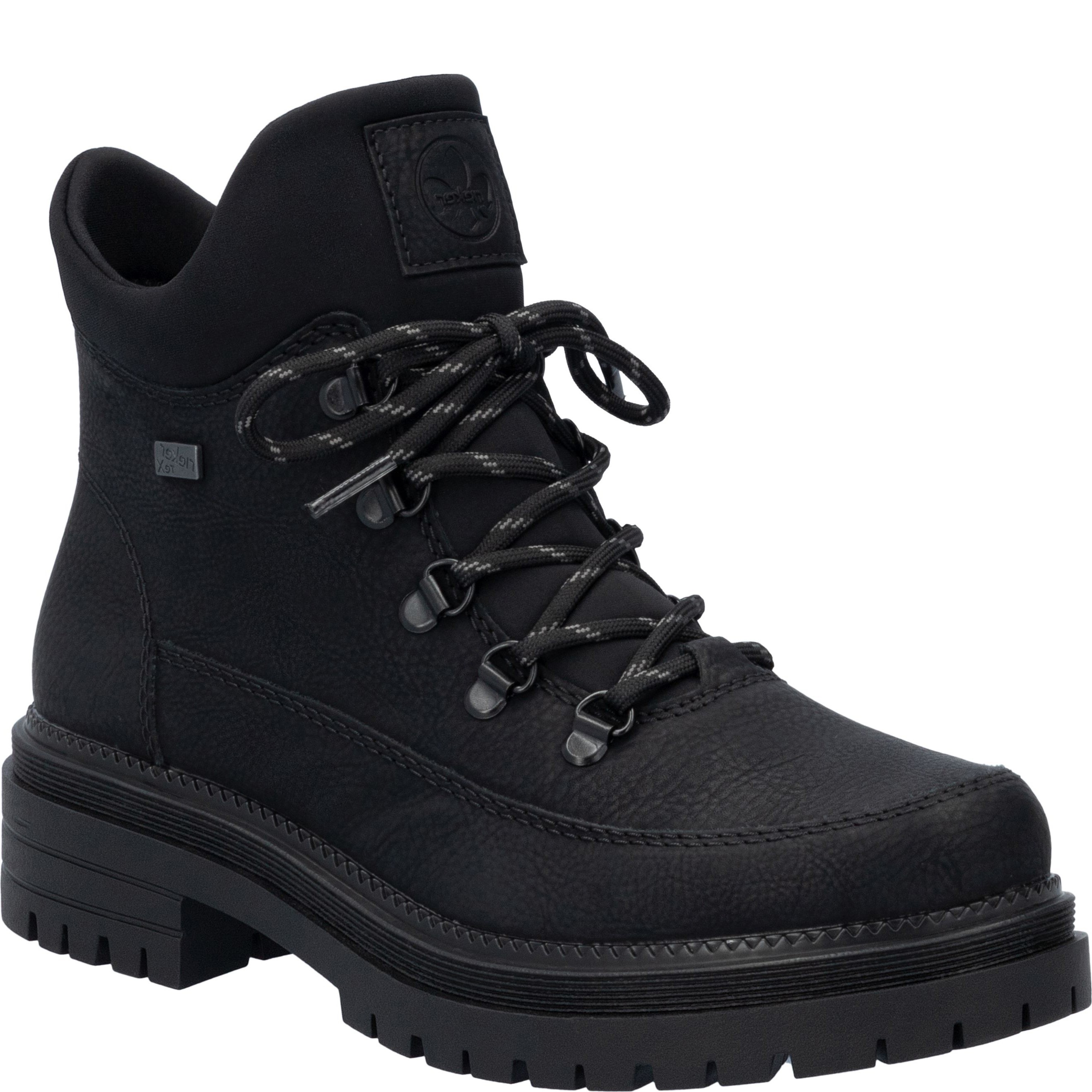 RIEKER Aulinukai moterims, Juoda, Ladies mid height boots 1